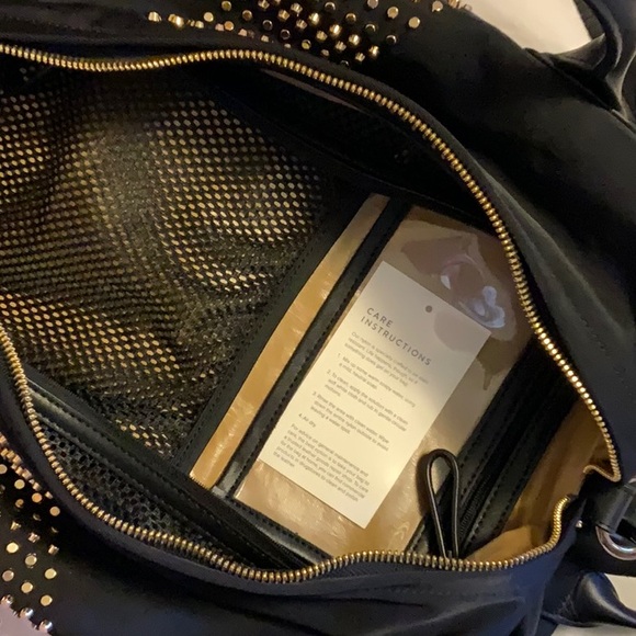 Convertible Backpack/Travel Studio Bag with Decorative Gold Hardware NWOT - Picture 7 of 16